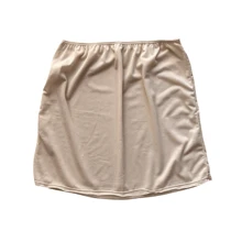 Kit 2 Skirt Petticoat Petticoat Second Skin Dress Tight Hem - 黑色 - 查看 11