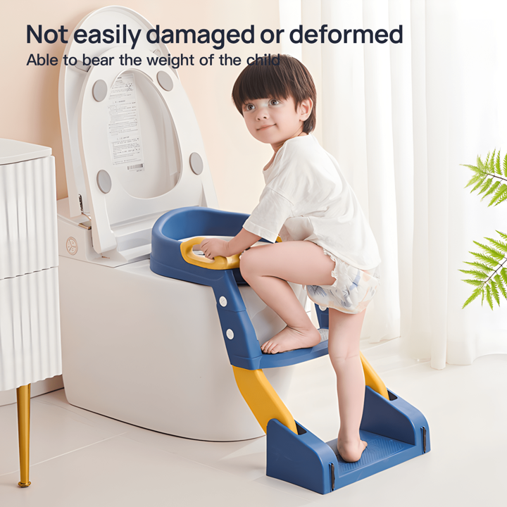 Toilet Potty Training Seat With Step Stool Ladder And Urinal, Safe & Comfortable Potty Chair With Anti-Slip Design,Adjustable Height, Soft Cushion, Foldable For Easy Storage, Perfect For Kids And Toddlers