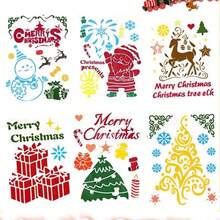 1pc Christmas Painting Template - White - View 3