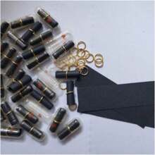 50 pezzi Capsule-Bottiglie trasparenti mini carine a forma di capsula, contenitore per messaggi, lettere, amicizia, note d'amore, adatto per decorazioni matrimonio, regali di San Valentino, bomboniere per feste - Multicolore - Visualizzare 4