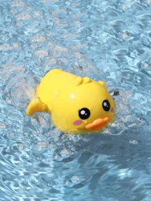 Bath And Swimming Water Toys - Frog, Turtle, And Duck - Multicolor - View 15