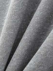 Spodnie dresowe dla chłopców w jednolitym kolorze, luźne, dla dzieci, wiosna i jesień - Szary - Zobacz 5