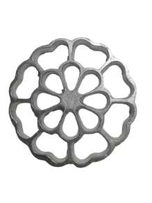 MOLDE PARA BUÑUELOS DE VIENTO, MOLDE CLASICO DE FLOR 1 PIEZA - Plateado - Ver 1