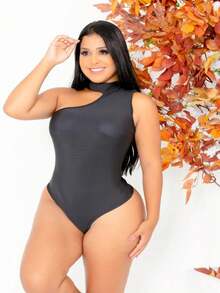 BODY COLLAR MULA MANCA WITH BULGE Manga Moda - 黑色 - 查看 1