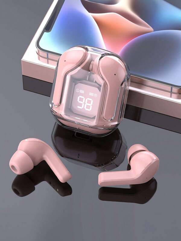 T2 In Ear Earphones/Sports/Outdoor/Leisure/Sleep Wireless Earbuds (Wireless Earphones/Wireless Earphones) New Wireless Version Earbuds With Low Latency, High-Quality HiFi 9D Suitable For Video Games/Movies/Anime/TV Dramas/Cartoons/Fantasy/Space/Animals/Sports/Nature/Music/Flowers/Festivals Christmas, Festivals, Promotional Gifts, The Best Gift For Men And Women