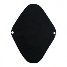 1Pc Black Sanitary Pads Light Flow Menstrual Pads Charcoal Bamboo Washable Cloth Menstrual Pads Mama Cloth Reusable Sanitary Pads Daytime
