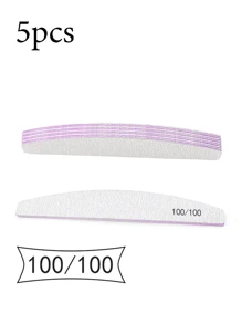 Bộ 3/5/10 dũa móng tay chuyên nghiệp, giấy nhám hai mặt 80/100/150/180/240 grit dùng để đánh bóng và tạo hình móng, dụng cụ làm móng hình lưỡi liềm, dụng cụ nghệ thuật làm móng, dụng cụ chuẩn bị cho năm học mới, chăm sóc móng, dụng cụ làm móng (thích hợp cho móng giả) - Nhiều màu - Xem 18