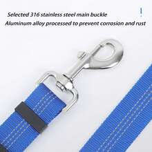 1 件装宠物汽车安全牵引带，带圆环，适用于狗、后座汽车牵引带 - 彩色 - 查看 6