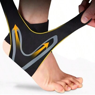 1pc Left Foot Sports Ankle Guard, Outdoor Basketball Football Climbing Anklet Protector