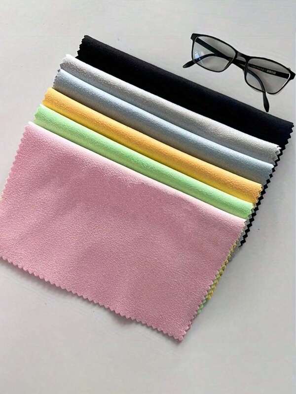 Glasses Cleaning Cloth Lens Cleaning Cloth Microfiber Cleaning Cloth Anti-Fog Glasses Cloth Glass Cleaning Cloth For Cleaning Sunglasses Eyeglasses Phone Screen Camera Lens Lcd TV Screens Back To School Use And Travel Essential