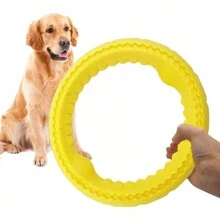 Brinquedo de roer para animais de estimação, Brinquedo em forma de círculo, Brinquedo de companhia para cachorros, Brinquedo de treinamento para cachorros, Brinquedo resistente à mordida e sólido