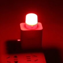 1 件 USB 迷你小夜灯、USB 氛围灯、节能灯、USB 灯泡、紧凑型 LED 灯泡、便携式照明、装饰灯、迷你 USB 灯，适用于汽车、卧室、托儿所、浴室 - 彩色 - 查看 6