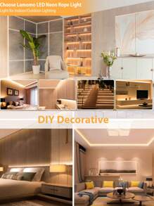 LED 灯带套装,暖白色,LED 灯带套件,灯带套装,LED 灯,电视背光,镜灯,室内装饰灯,照明灯,室外装饰灯,橱柜灯 - USB供電 - 查看 3