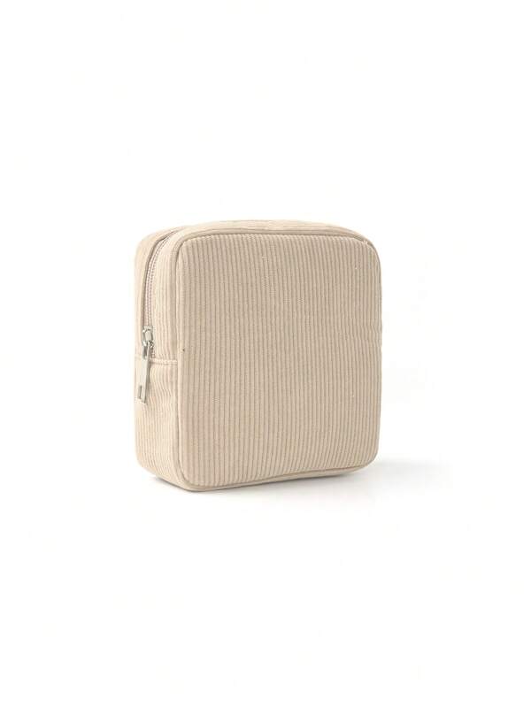 1 Peça Bolsa Simples Mini de Veludo Cotelê, Bolsa Higiênica, Bolsa para Absorvente, Bolsa para Absorvente Higiênico, Bolsa de Armazenamento de Tampões para Meninas, Bolsa Cosmética, Porta-Moedas, Bolsa Cosmética, Bolsa de Armazenamento de Tampões para Roupas Íntimas, Tampões, Copos Menstruais, Reutilizável, para Viagem, Dormitório Universitário, Casa de Banho, Volta às Aulas, Nécessaire, Organizador de Maquiagem