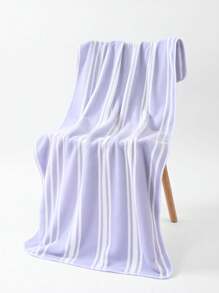 1 Khăn tắm lớn, Khăn tắm, Họa tiết sọc dọc, Xám, Hồng, Tím, Xanh lam, Vải nỉ san hô, Siêu thấm hút, Mềm mại và thoáng khí, Không rụng lông, Thích hợp để bơi lội, tập thể dục, Phòng tắm, Phòng khách, Phòng ngủ, Tắm - Nhiều màu - Xem 17