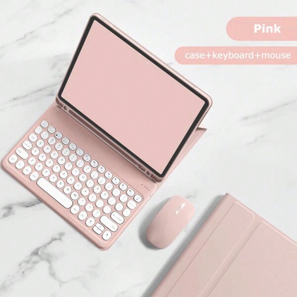 Bluetooth Tastaturhülle kompatibel mit iPad 2024 Pro 11 Air 6 5 4 10.9 Zoll 10. Generation 2022 10.2 8 9. Generation Hülle Air 3 Pro 10.5 faltbarer Ständer Smart Case