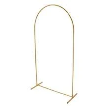 HOHOBLA LOYALHEARTDY-BTG 2.2m Arched Bracket 120 * 220cm Elastic Cloth Cover Gold Bracket Sky Pink Cover[Best Gift For Family&Friends]