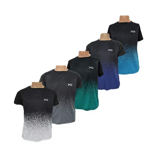 Camisa Dry Fit Masculina Kit 5 Peças Academia, Praia, Corrida