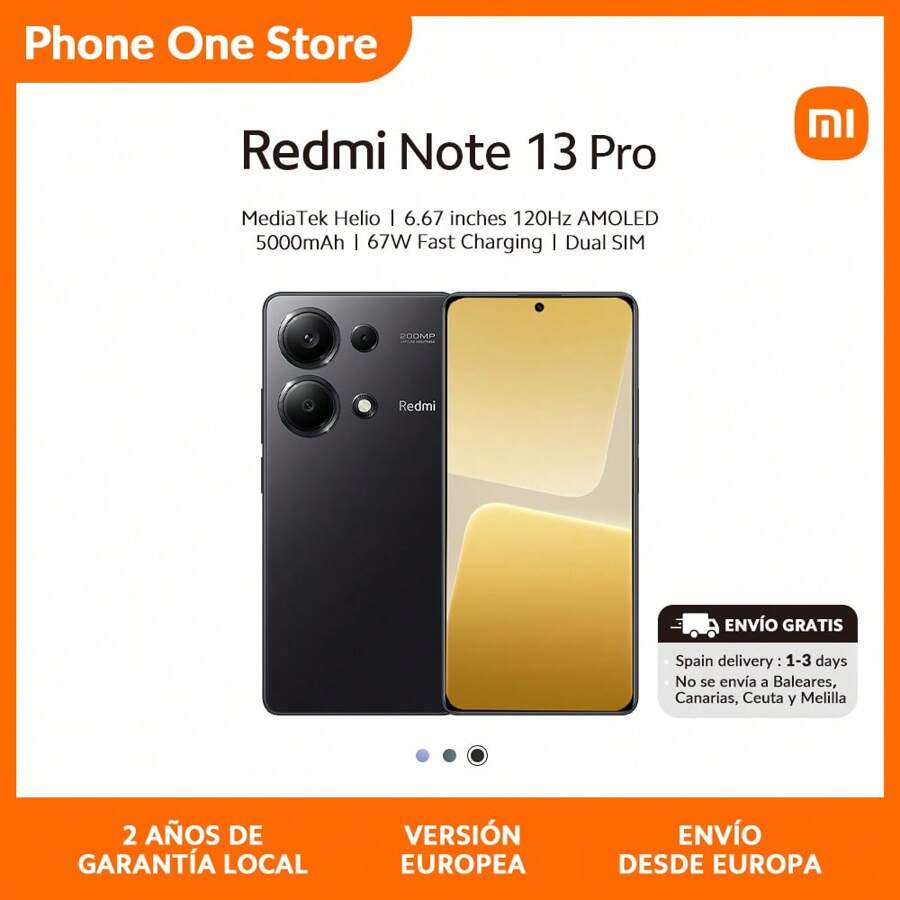 XIAOMI Redmi Note 13 Pro 4G Europa Version 256GB/512GB Helio G99 Ultra ...