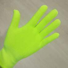 1双双杠荧光手套演唱会气氛道具圣诞派对手套魔术表演夜光手套派对互动表演手套 - 綠色 - 查看 7
