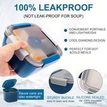 1pc Salad Box, Portable Salad Lunch Container, 2 Compartments With Dressing Cup, Large Bento Boxes, Meal Prep To Go Containers For Food Fruit Snack Lunch Bag Lunch Box Lunchbox Lunch Bag Women For School For Teacher For Travel For Camping Cooler Bag For Picnic For Classroom Cool Bag Picnic Bag Office Accessories - Multicolor - View 10