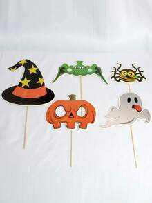 Halloween Photo Booth Props 26 Pcs For Halloween Decorations - Multicolor - View 5