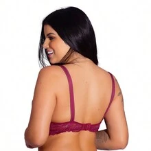 Kit 3 Nursing Bras With Comfortable Cups For Pregnant Women, Adjustable Straps, Front Opening - 彩色 - 查看 5