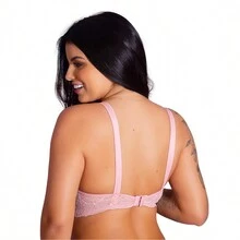 Kit 3 Nursing Bras With Comfortable Cups For Pregnant Women, Adjustable Straps, Front Opening - 彩色 - 查看 6