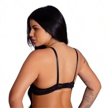 Kit 3 Nursing Bras With Comfortable Cups For Pregnant Women, Adjustable Straps, Front Opening - 彩色 - 查看 4