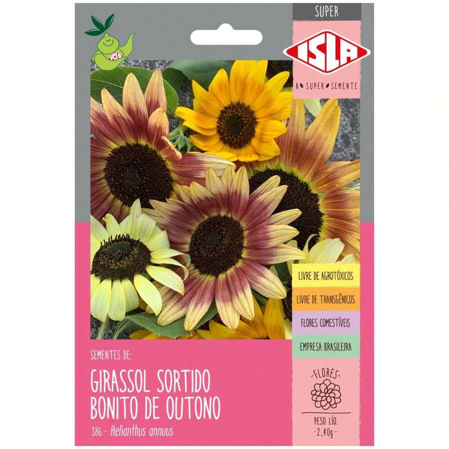 Beautiful Autumn Sunflower Seeds (Assorted) SUPER ISLA - 杏色 - 查看 1
