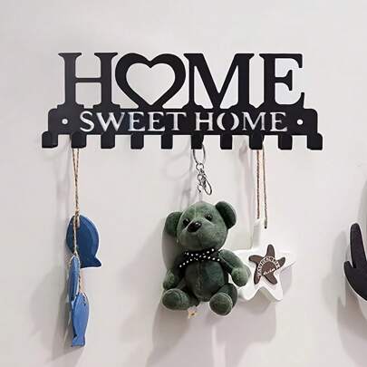 1pc Keychain Suitable For Wall-Mounted Metal Coat Rack, Ideal For Front Door, Kitchen Pantry, Work, Car, Vehicle Keys, Vintage Decor,Home Decor ,Room Decor,Wall Decor Gifts Birthday Graduation
