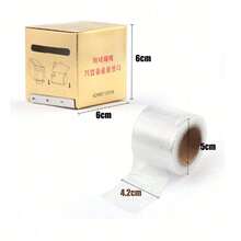 1pc Microblading Eyebrow Lip Permanent Makeup Cover Protective Film, Includes Professional Cleansing Tool And False Lash Extension - Clear - View 4