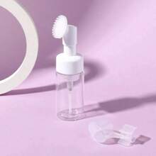 Oval Exfoliating Facial Cleansing Pump Bottle With Skin Care Silicone Foam 50ml - Trong sáng - Xem 6