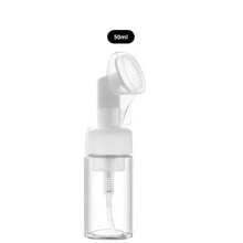 Oval Exfoliating Facial Cleansing Pump Bottle With Skin Care Silicone Foam 50ml - Trong sáng - Xem 3