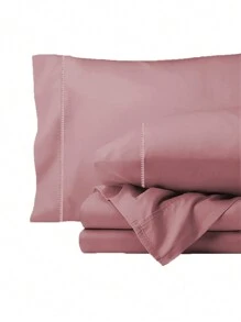 3-Piece Queen Sheet, Palito Stitch, Micropercale, 400 Thread Count, Variety Of Colors, Modern, Comfortable, Anti-Allergic