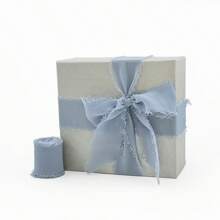 1 Roll 5M Long 38mm INS Style Chiffon Ribbon With Fringe Edges, Suitable For Bouquets, Gifts, Weddings