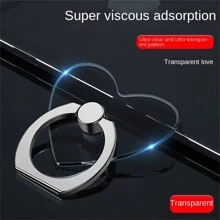 Mobile Phone Ring Holder Transparent Mobile Phone Ring Buckle 360 ​​Holder Mobile Phone Support Mobile Phone Compatible With IPhone, Android Phone, Gift For Birthday, Family, Friends Finger Ring Holder, Phone Grip, Phone Accessories