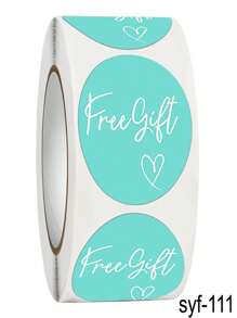 1 Roll Of Christmas Holiday Gift Sticker Labels,Christmas - Multicolor - View 3