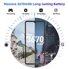 XGODY 6.6" New Unlocked 16GB Android Smartphone Mobile Smart Phone Dual SIM Quad Core - Black - View 3