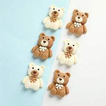 10 con gấu nhựa hỗn hợp màu be + cà phê trang trí tiệc tại nhà tự làm - Nhiều màu - Xem 3