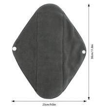 1Pc Black Sanitary Pads Light Flow Menstrual Pads Charcoal Bamboo Washable Cloth Menstrual Pads Mama Cloth Reusable Sanitary Pads Daytime
