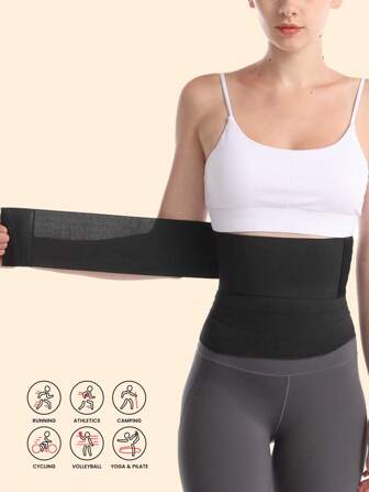 Sports Outdoor Synthetic Rubber Sports Abdomen Belt Shapewear Waist Trainer Corset Gym Accessories