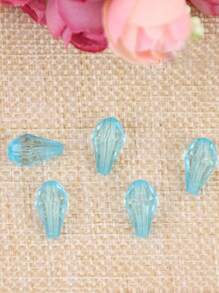 50pcs/Pack 13mm*8mm Acrylic Faux Crystal Waterdrop Shaped Beads For DIY Curtain, Garland, Jewelry Making, Bracelet Craft, Assorted Colors - 50 Water Drop Beads - View 5