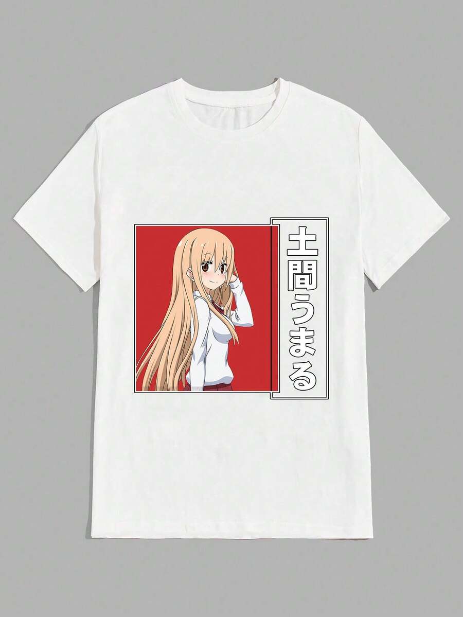 Umaru Doma T-Shirt Unisex 100% Cotton Streetwear New Release Shipping Various Colors!! - trắng - Xem 1