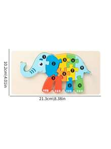 3D 拼图积木：促进儿童认知发展的有趣方式！圣诞节万圣节感恩节礼物 - 彩色 - 查看 9