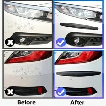 Car Front And Rear Bumper Anti-Collision Strips, Door Body Scratch-Proof Widening Protective Stickers, Self-Adhesive Anti-Collision Stickers - Multicolor - View 6