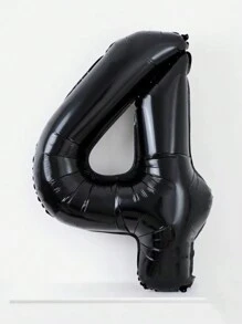 1 Stück Deko-Luftballon in Zahlenform - Schwarz - Übersicht 16