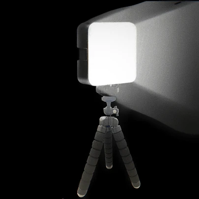 Selfie Ring Light พร้อมขาตั้ง Tripod แบบปรับได้, แผงไฟ LED สำหรับไลฟ์สด, ถ่ายภาพ, วิดีโอ