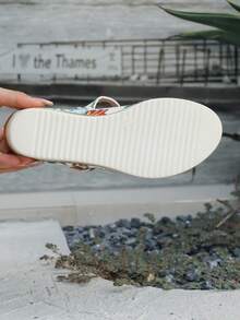 Giày Sandal Đế Xuồng Đế Xuồng Nữ Mùa Xuân Thu 2024 Thời Trang Mới Mũi Nhọn Quai Mắt Cá Chân Giày Cao Gót Thoải Mái Đa Năng - Nhiều màu - Xem 8