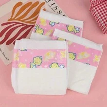 10pcs Newborn Doll Diaper Refill Set, Fits 18-24 Inch Reborn Dolls, Doll Accessories For Room Decor - White - View 1